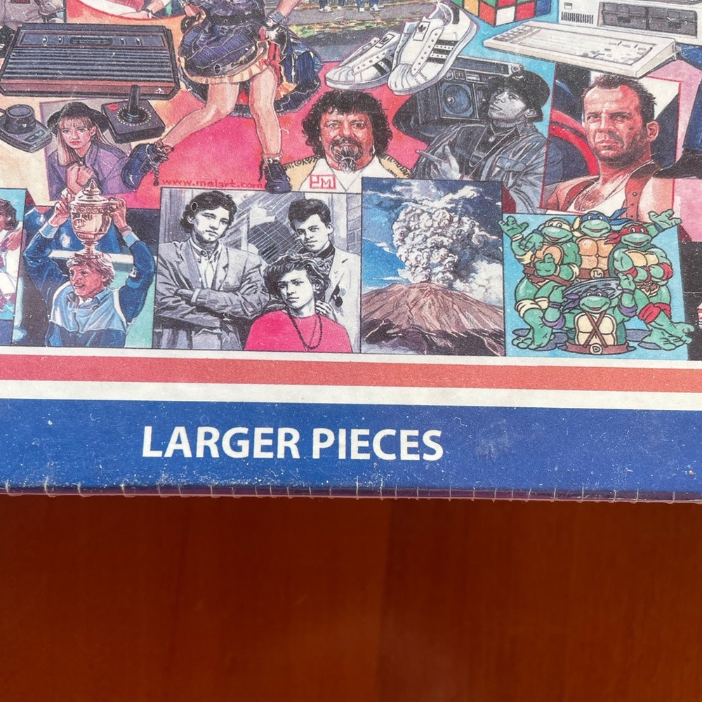 White Mountain 1980's Collage Puzzle - New and Sealed. 1000 Larger Pieces - Picture 4 of 10